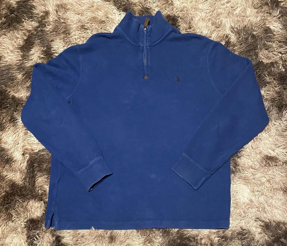 Polo Ralph Lauren Estate-Rib Quarter-Zip Pullover Sweater